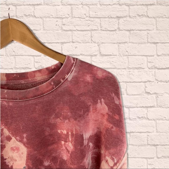 BRAND NEW! GOOD DAY BLEACHED TIE-DYE SWEATSHIRT - Picture 3 of 3